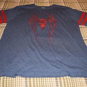 Marvel Spiderman Grey & Red Men's T-shirt 3X